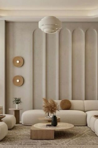 Rounded Edge Modular Sofa Set