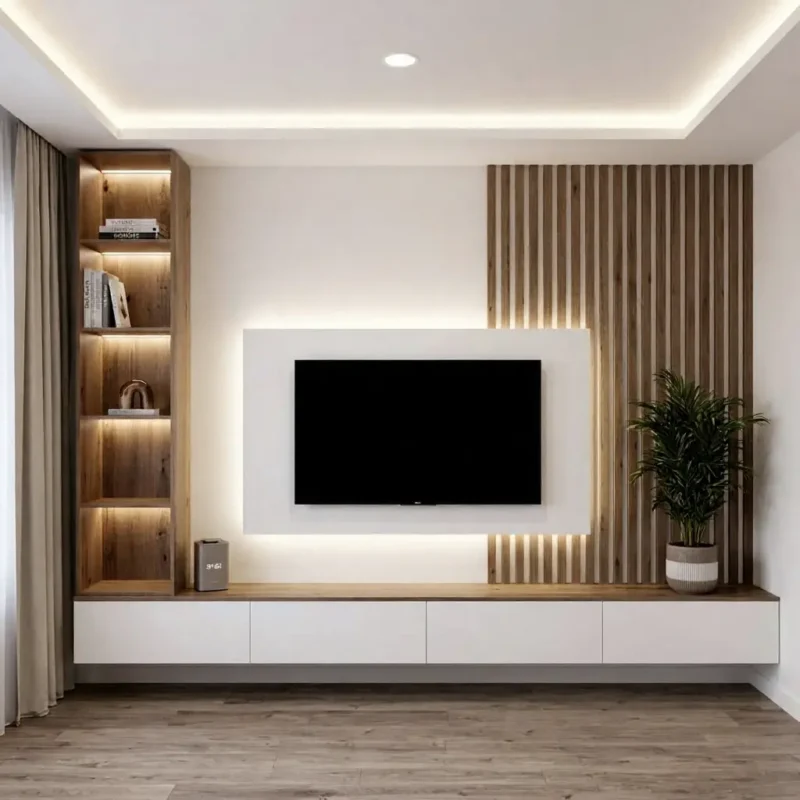 GlowPanel Minimalist Floating TV Unit