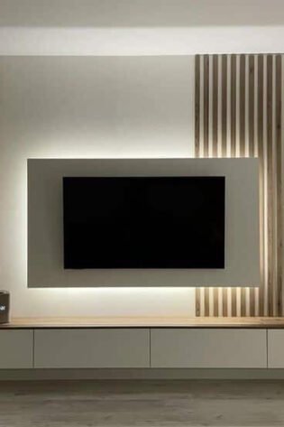 GlowPanel Minimalist Floating TV Unit