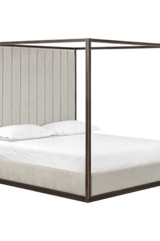 Channeled Canopy Bed