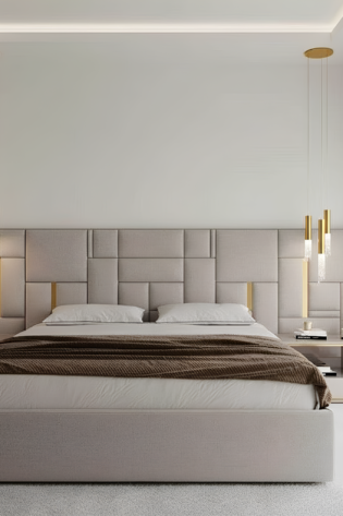 OpulenGrid Luxury Wall Panel Bed