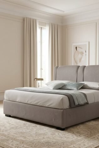 GentleWing Upholstered Bed