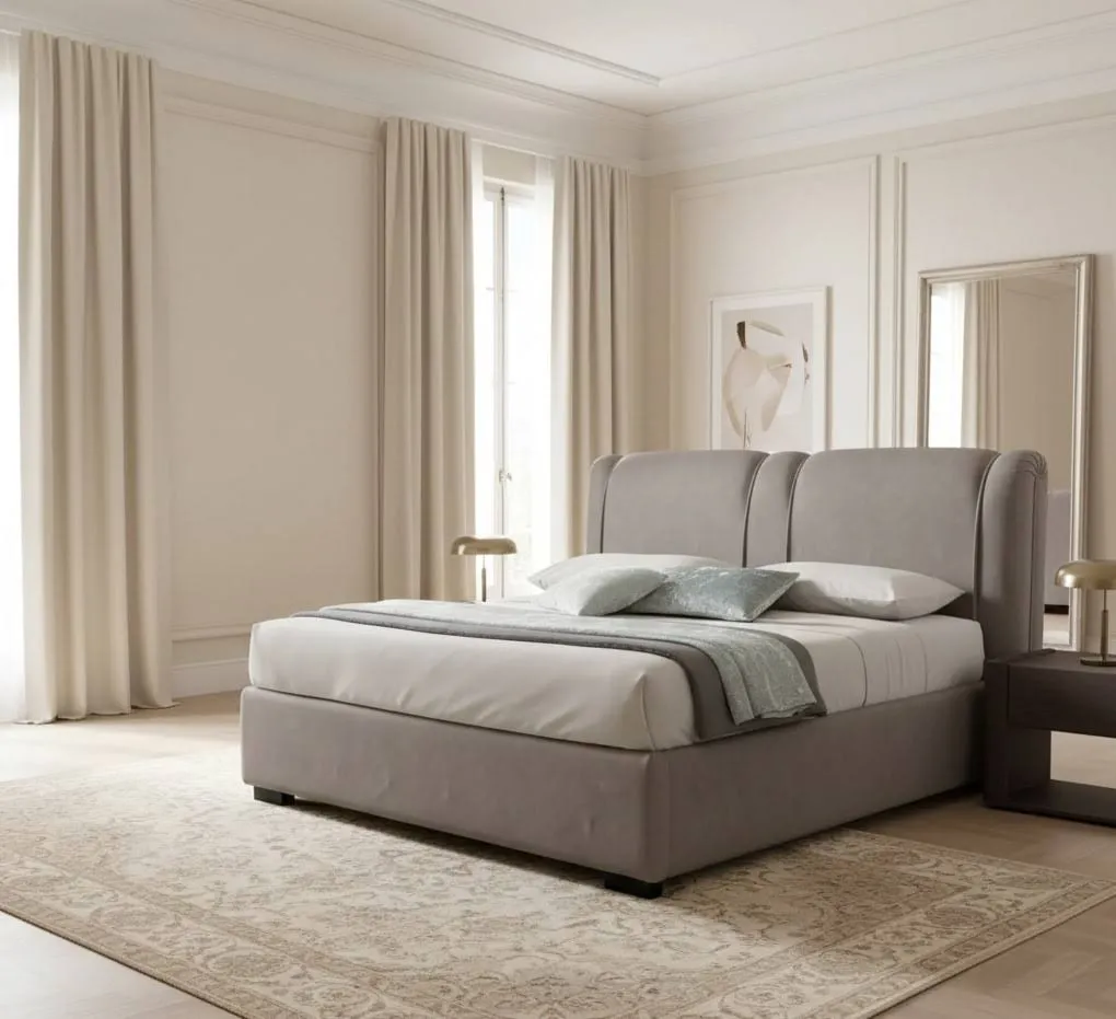 GentleWing Upholstered Bed