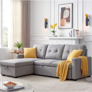Classy Comfort L-Shape Sofa Bed with Storage