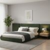 Verdanta Panel Luxe High Headboard Bed