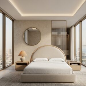 Evania Elegant Arc Comfort Bed