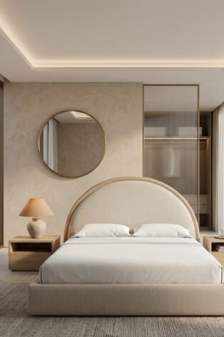 Evania Elegant Arc Comfort Bed