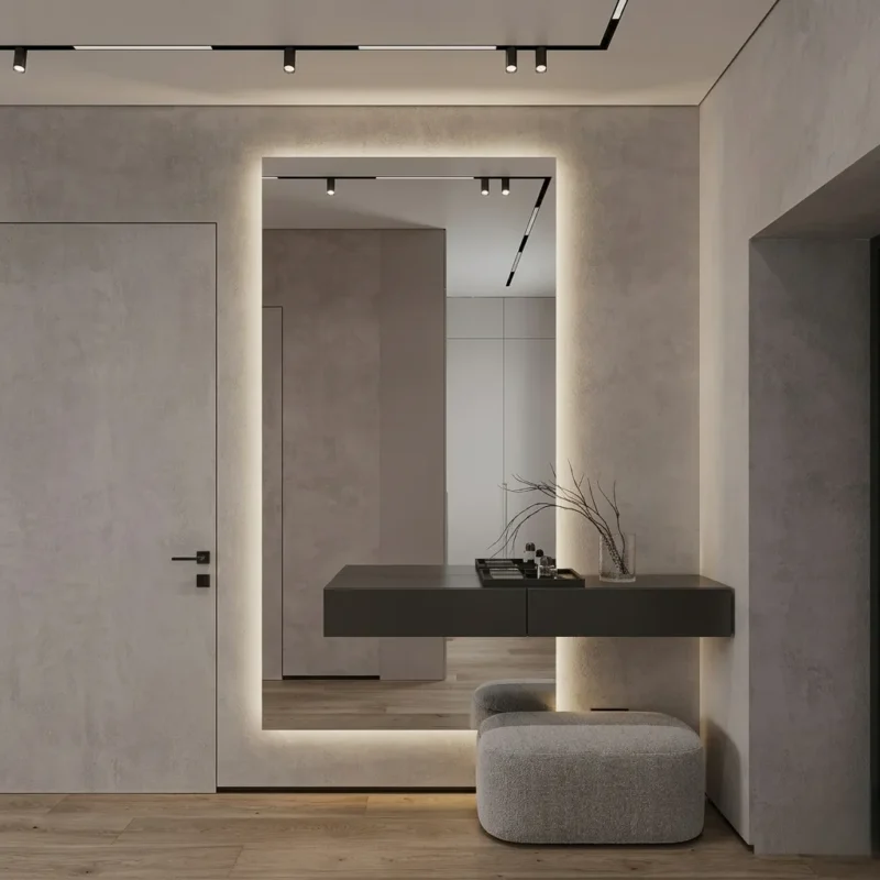 Calvex Floating Dresser With Mirror Unit