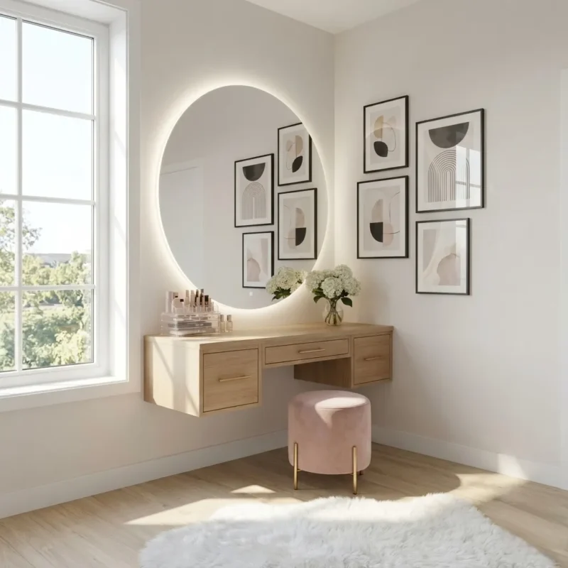 Dazno Wall-Mounted Dresser with Drawers