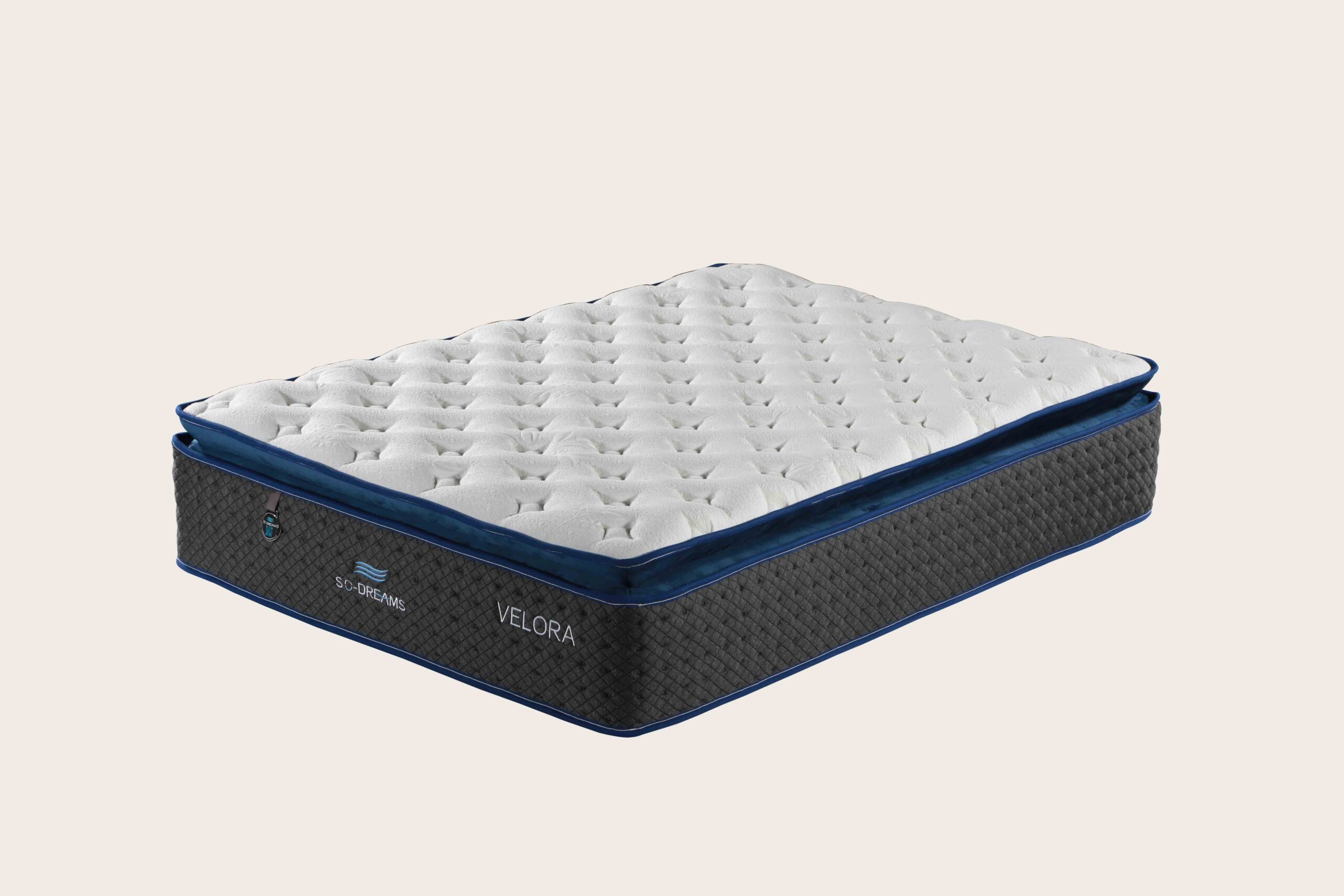 Velora 36cm Euro Top Mattress with Foam Encasement