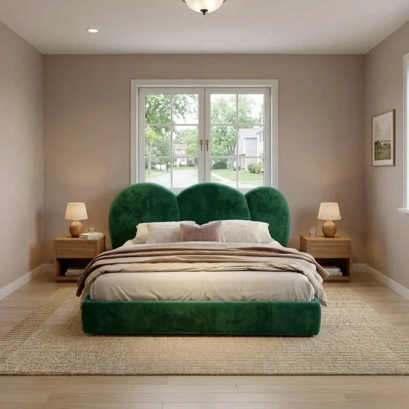 Alvin Shell Curve Bed