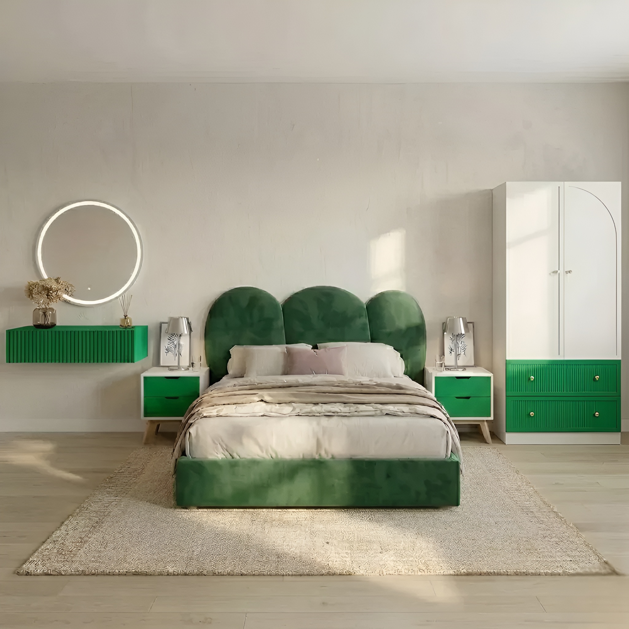 Aalin Aura Designer Bed Room Set