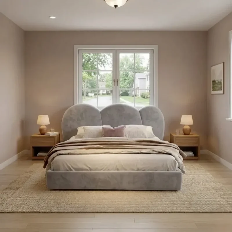 Alvin Shell Curve Bed