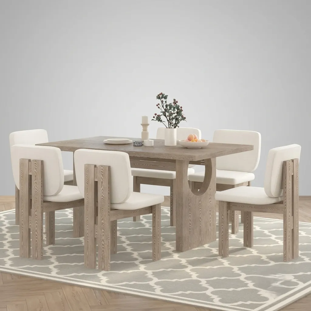 Aavenza 6 Seater Dining Set