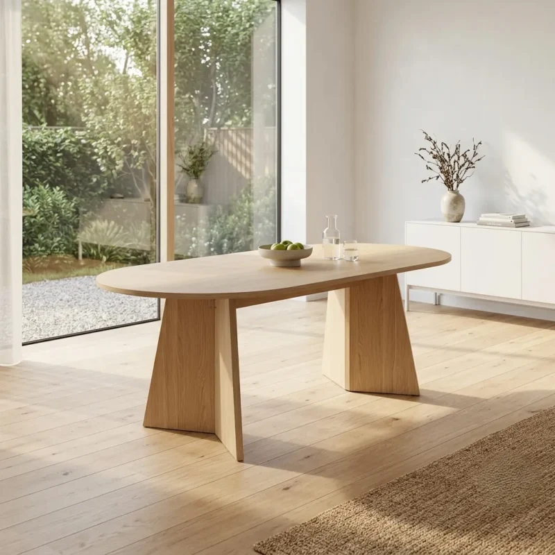Aaldir Oval Pedestal Dining Table