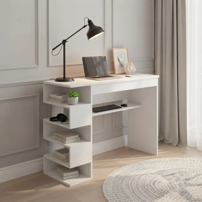 Cube Shelves Study Desk